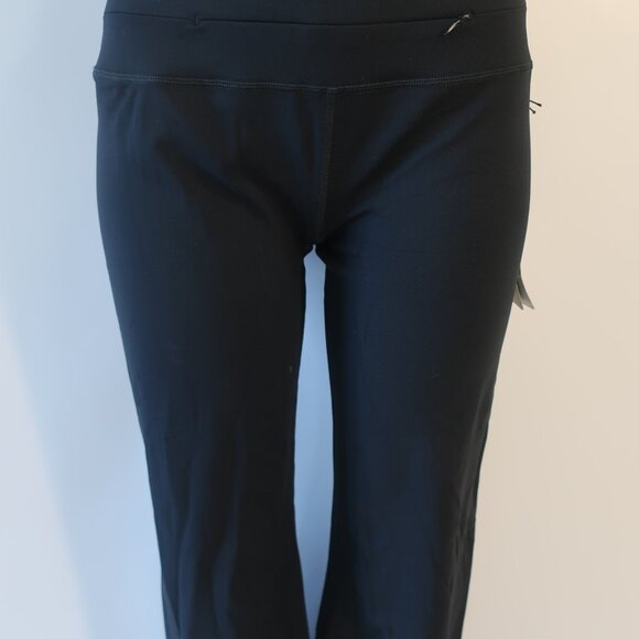 NWT Womens Nancy Rose Performance "Rocker Pant" Black Flare Pants Sz 10 - Picture 3 of 10